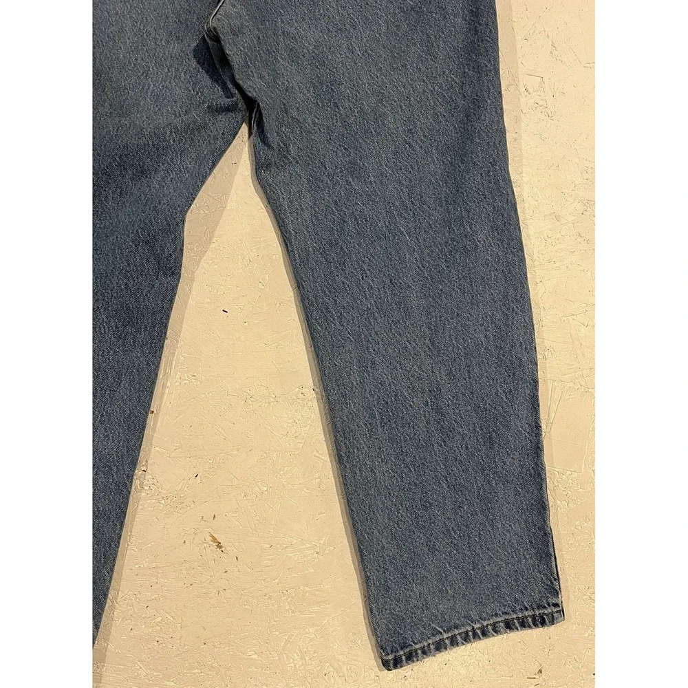 Signature By Levi Strauss And Co Mens Relaxed Fit Blue Straight Jeans Size 38x30